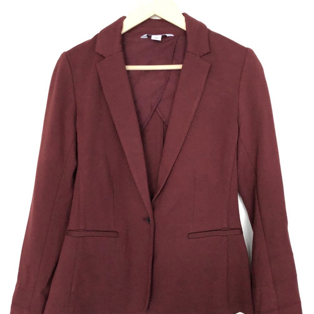 Old Navy Burgundy Blazer